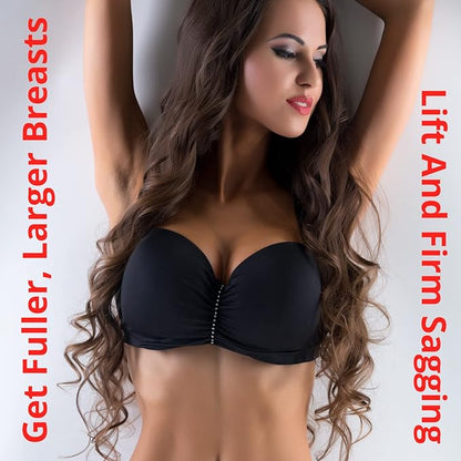 Natural Breast Enhancement Pills with Saw Palmetto Woman Support - 2 Pack