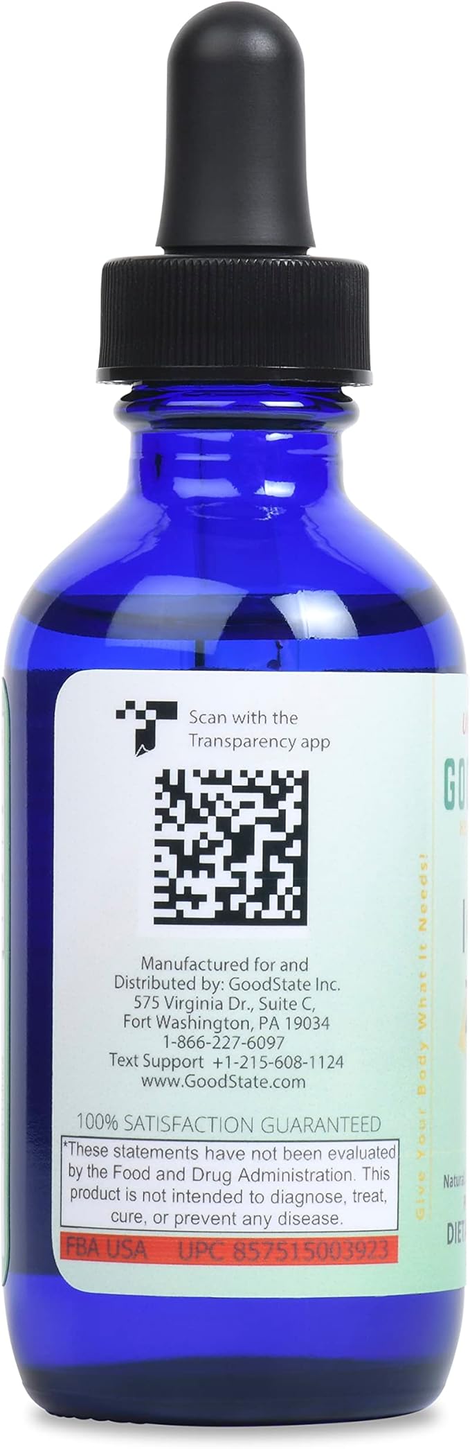 Good State Natural Ionic Zinc | Liquid Concentrate | Nano Sized Mineral Technology | Professional Grade Dietary Supplement | 1.6 fl oz Glass Bottle (50 mL)