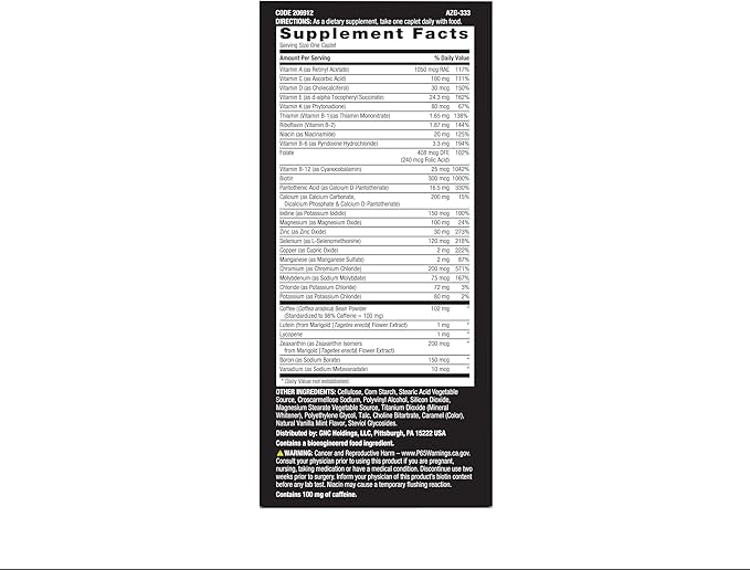 GNC Mega Men Multivitamin | Energy and Metabolism | 1 Daily