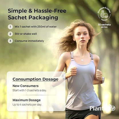 Omega Plus 2.0 - Vegan Omega 3-6-9 | 30s x 10g | Supports General Wellness & Circulation | Burpless, No Fishy Smell | Plant-Based | Easy to Digest | Vegan DHA, EPA, CoQ10