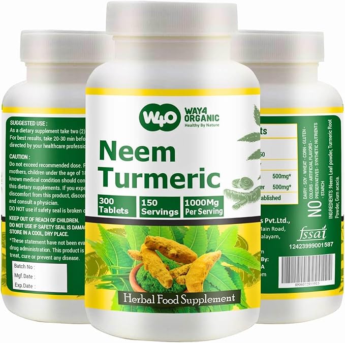 Neem Bark Powder and Neem Turmeric Bundle