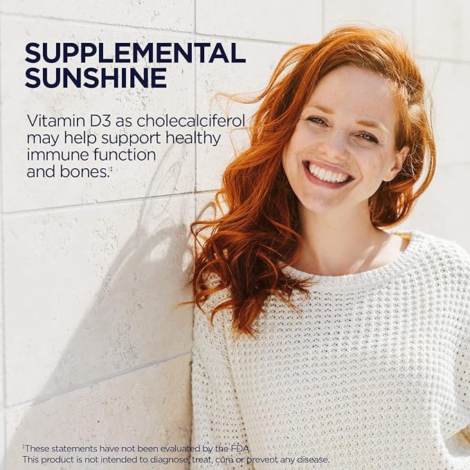 KAL Vitamin D3 Chewables 50 mcg, Vitamin D 2000 IU as Cholecalciferol, Sugar Free, Natural Cinnamon Flavor D3 Vitamin, Immune Support & Bone Health, 100 Servings, 100 Chewables