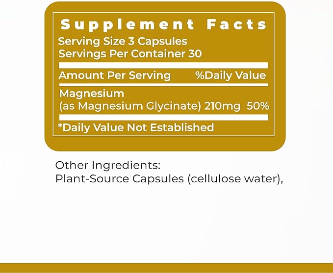 Premier Research Labs Magnesium Glycinate Supplement - Pure Magnesium, High Absorption, Supports Sleep Quality, Chelated, Vegan, Third Party Tested, Premier Energy Support - 90 Capsules