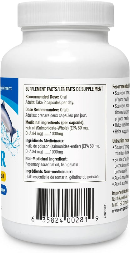 North American Herb and Spice, Polar Power Gel-Capsules, 60-Fish Oil Caps.