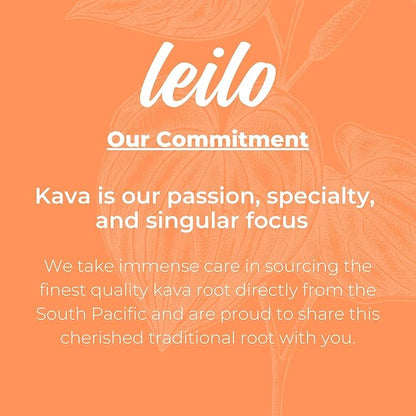 LEILO | Kava Powered Sparkling Relaxation Drink | Tangerine Mango 12-Pack – Non-ALC Calming Beverage | 12 fl oz Cans (Pack of 12) | Packaging May Vary