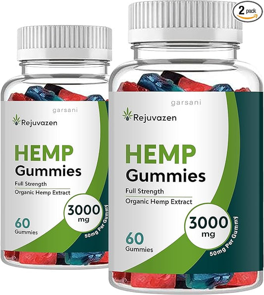 Rejuvazen Gummies - Rejuvazen Hemp Gummies (2 Pack, 120 Gummies)
