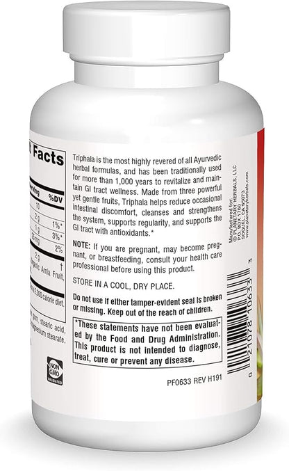 Planetary Herbals Triphala Gold 1000mg Extra Strength Ayurvedic - 120 Tablets