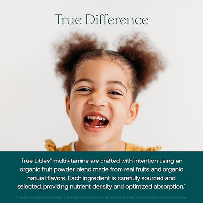 True Grace True Littles Daily Kids Multi - 120 Pectin Gummies - Immune, Cognitive, Bone & Eye Support - Clinically Studied Lutemax Kids Lutein & Vitamin D3 + K2 - Allergen Free & Vegan - 120 Servings