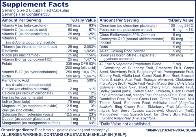 Multivitamin, 60 Liquid Capsules