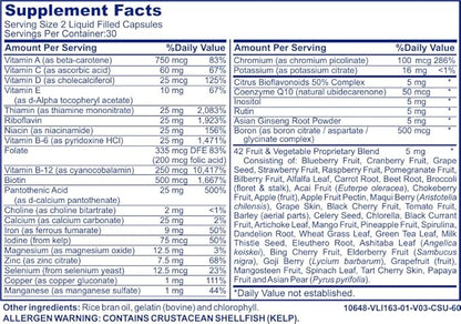 Multivitamin, 60 Liquid Capsules