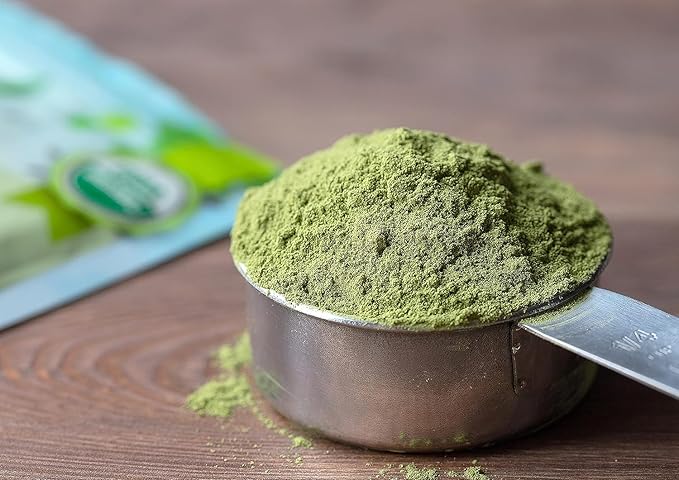 Food to Live Organic Alfalfa Powder, 1 Pound – Non-GMO, Made from Raw Dried Whole Young Leaves, Vegan, Bulk, Great for Baking, Juices, Smoothies, Tea & Drinks. Good Source of Dietary Fiber & Protein