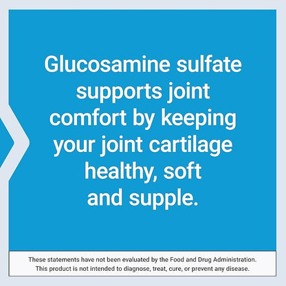 Life Extension Glucosamine Sulfate, 750 mg, Supports Knee Comfort and Joint Health, Gluten-Free, Non-GMO, 60 Capsules