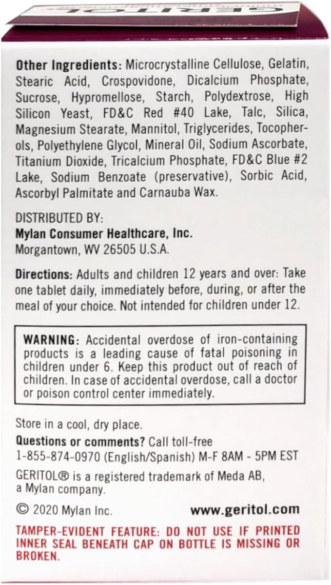 Geritol Complete Tablets 100 Tablets