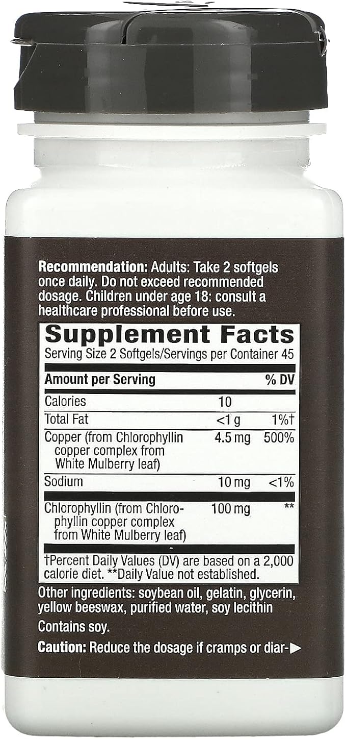 Pack of 2 x Nature's Way Chlorofresh - 90 Softgels