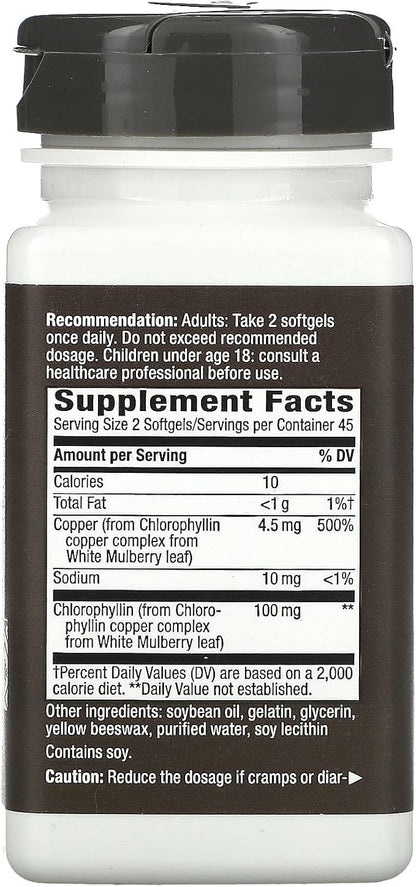 Pack of 2 x Nature's Way Chlorofresh - 90 Softgels