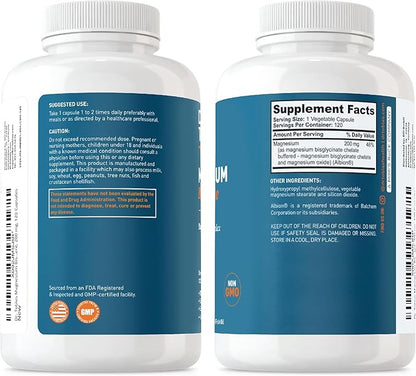 Dr. Tobias Magnesium Bisglycinate and Liposomal Glutathione - Supports Energy, Muscle Function, and Immune Health - Maximum Absorption - Vegan, Non-GMO