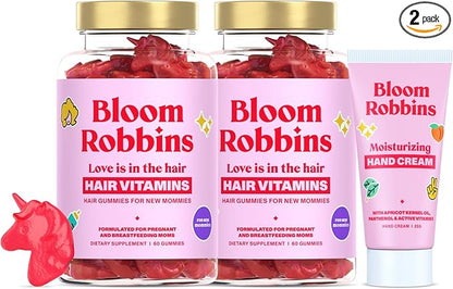 Hair Gummy Prenatal Vitamins for Women Pregnancy with Vitamin B6 - Pre Natal Multivitamin for Women & Folic Acid - 60 Prenatal Hair Gummies with Folic Acid (2Pack)