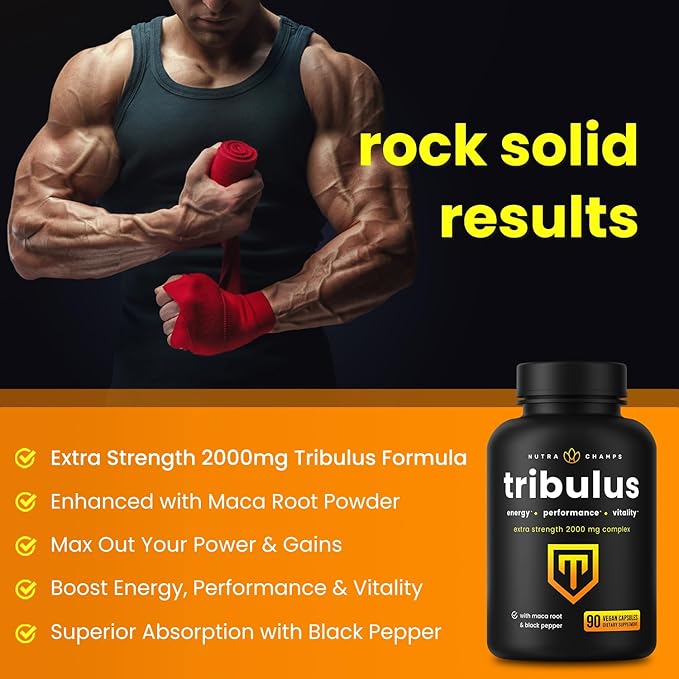 NutraChamps Complete Vitality & Metabolic Health: Tribulus & Berberine Duo