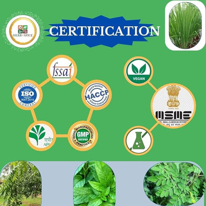 Neem Leaves Powder Certified Organic Non GMO No Added Preservatives or Additives Azadirachta Indica Powder (114 Gram)