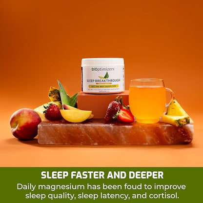 BiOptimizers Sleep Breakthrough - Tropical Dreams & Blueberry Dreams Flavor Bundle - 405g