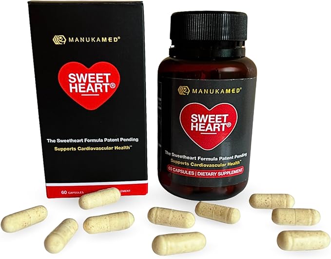 SWEETHEART Supports natural healthy heart 100% Natural Dietary Supplement 60 Capsules