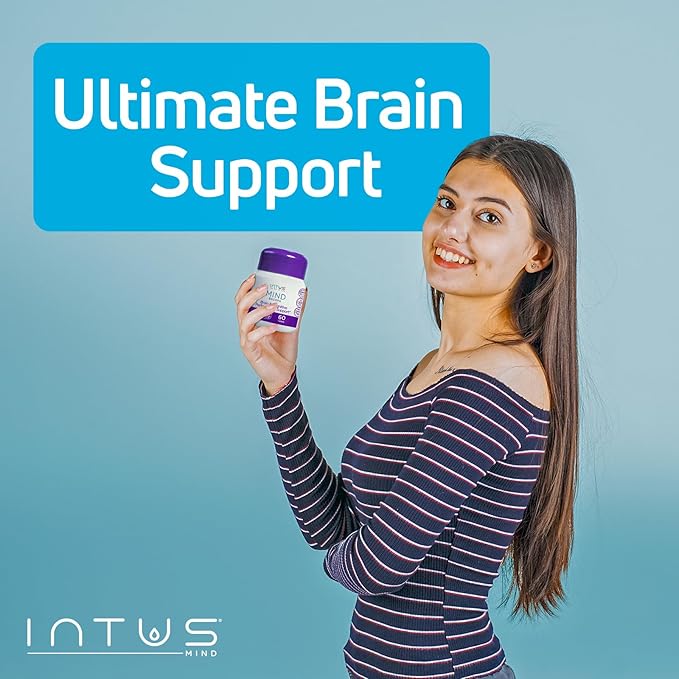Intus Mind Bacopa – Ayurvedic Supplement with Brahmi Supports Cognitive Support & Mental Clarity – 60 Capsules