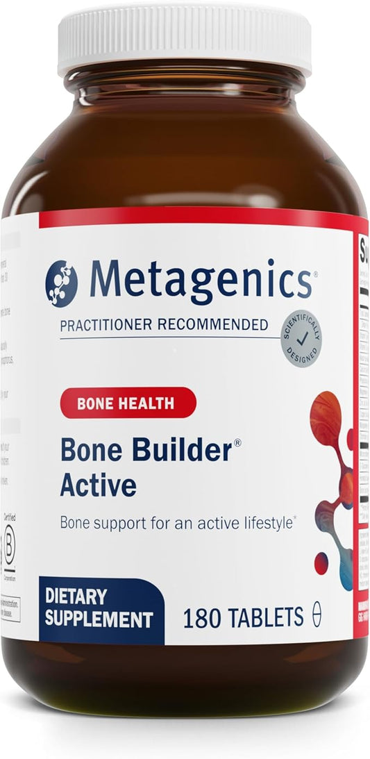 Metagenics Bone Builder Active Multivitamin Tablet with with Calcium, Phosphorus, Magnesium and Vitamin D to Help Maintain Healthy Bone Density - 60 Servings
