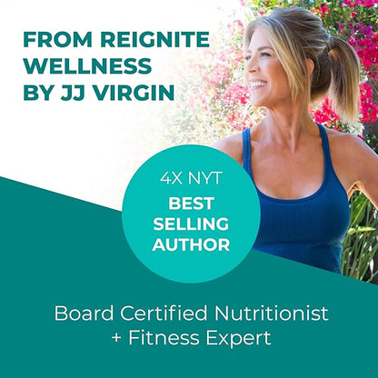 Reignite Wellness by JJ Virgin | Vitamin D Plus | Relevant Serving of 5000 IU, Highly Absorbable Vitamin D + Vitamin K1 & K2 | GG Supplement for Immune Health | Bone and Heart Supplement | 60 Softgels