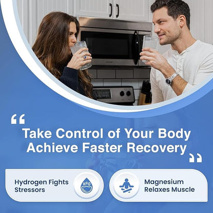 DRINK HRW Rejuvenation Molecular Hydrogen Water Tablets. Helps Take Control of Your Body, Mental Clarity. Unflavored, 30 Count
