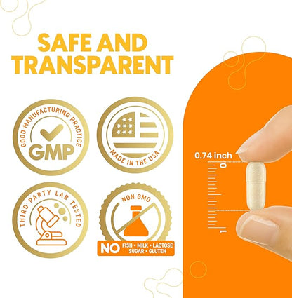 Benfotiamine 300mg - Benfotiamine b1-180 Capsules (3 Months Supply) - Vegan, Non-GMO, Gluten-Free