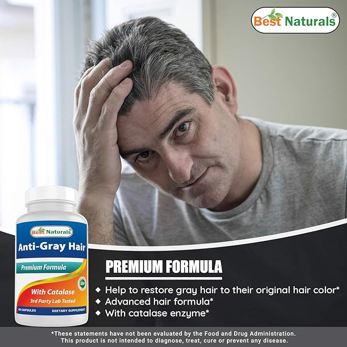 Anti Gray Hair Formula & Ashwagandha Extract 500 Mg