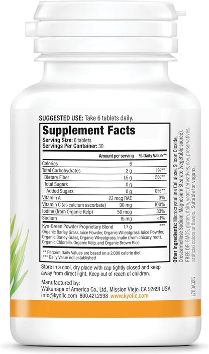 Kyo-Green Greens Blend Energy Tablets, 180 tablets