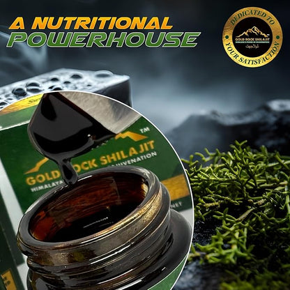 Pure Himalayan Sundried Shilajit Live Resin 15g - Authentic Gold Graded Himalayan Shilajeet Resin