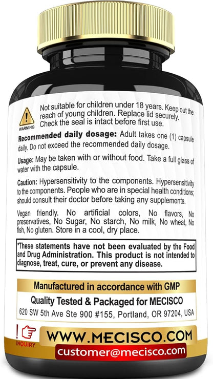 5in1 Oregano Capsules with Oregano Leaves and Black Seed, Elderberry, Garlic Bulb, and Olive - Support Immune & Digestive Health for Men and Women - 60 Count for 2 Months Supply