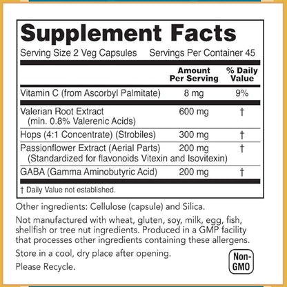 Baar Dozy-Doze, 90 Vegetarian Capsules