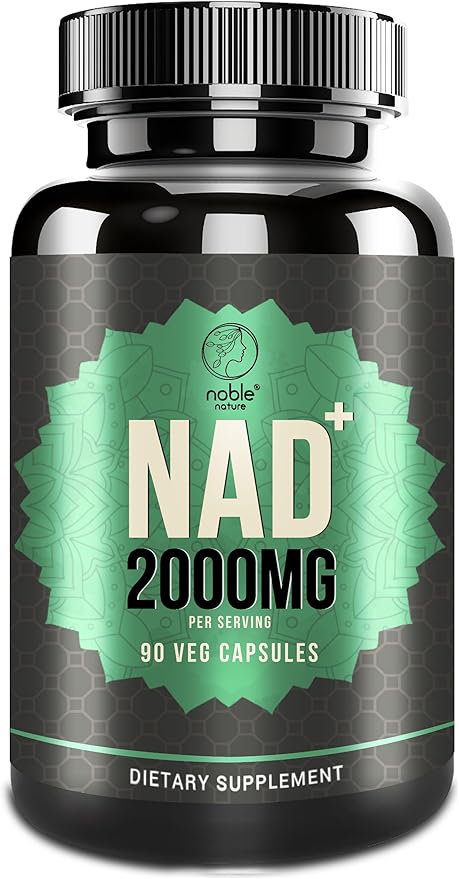NAD+ 2000mg - Nicotinamide Riboside Adenine Dinucleotide NAD Booster- 90 Veg Capsules - 30 Days Supply