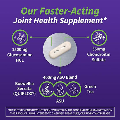 Nutramax Cosamin® ASU Joint Health Supplement with Glucosamine, Chondroitin & ASU for Men’s & Women's Joint Health, 90 Capsules