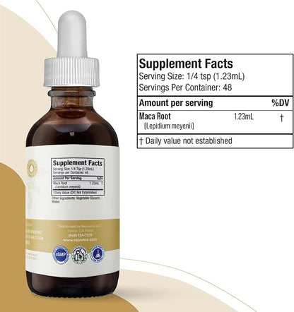 Rejuvica Health Active Maca - Advanced Maca Root Extract - Peruvian Ginseng - Liquid Delivery for Better Absorption - Supports Energy & Vitality