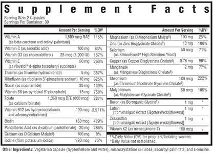 Seeking Health Prenatal Essentials Methyl-Free, Folate, Vitamin B12, Methylation Support, Multivitamin to Support Fertility, Conception, Pregnancy and Breastfeeding, Vegetarian (60 Capsules)