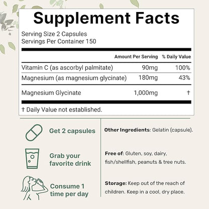 Micro Ingredients Oil of Oregano 6,000mg Softgels & Pure Magnesium Glycinate 1,000mg Capsules Bundle 2 Pack | 4X Strength Thymoquinone with Black Seed | Chelated Form for Max Absorption