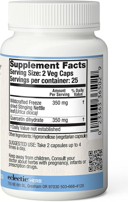 Eclectic Nettles Quercetin Freeze Dried Vegetables, Blue, 90 Count