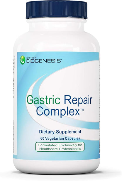 Nutra Biogenesis Gastric Support Complex - DGL Licorice Supplement, Deglycyrrhizinated Licorice Root Extract for Maximum Absorption, Digestion Support with Mastic Gum, Aloe & Bismuth - 60 Capsules
