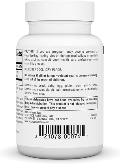 Source Naturals Ginkgo-24 - Ginkgo Biloba Extract Supports Mental Acuity* - 40 mg, 120 Tablets
