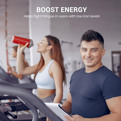 Ferrous Sulfate 325mg (Iron 65mg), High Potency Iron Supplement for Women and Men, Iron Pills with Vitamin C, Non-GMO - 240 Tablets (2 Pack) Made in USA