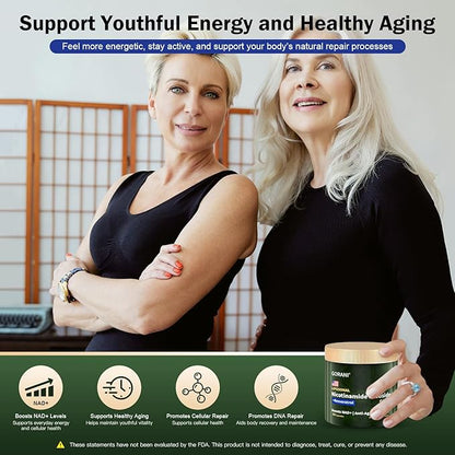 Gorani NAD+ Supplement 900MG, Nicotinamide Riboside, Liposomal Resveratrol, Quercetin - MNM Resveratrol Supplement (2)