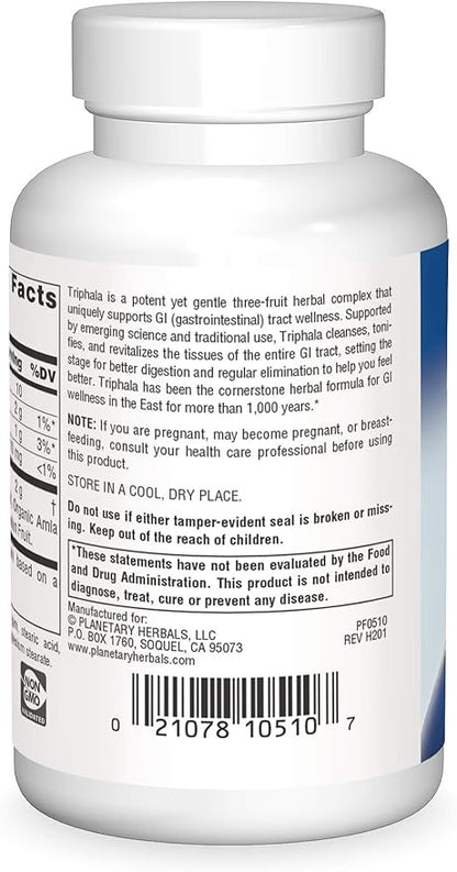 Planetary Herbals Triphala Gold 1000mg - 60 Tablets
