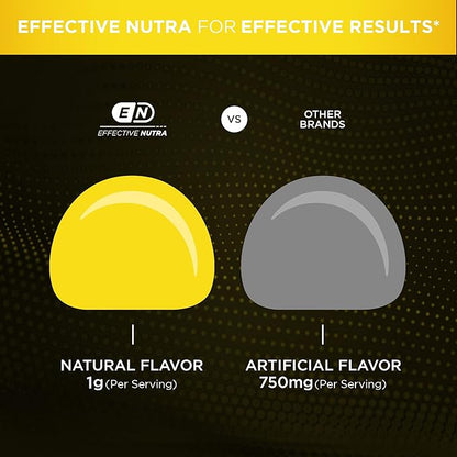 Creatine Monohydrate Gummies | 1g Per Gummy | Vegan Creatine Gummies Supplement for Men & Women | Strength, Muscle Growth, Energy, Endurance | Natural Lemon Flavor, Made in USA (90ct)