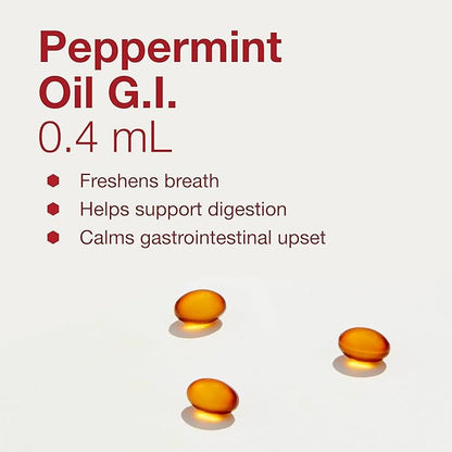 Protocol Peppermint G.I. - for Digestive Health Support* - with Peppermint, Ginger Oil & Fennel Oil - Enteric-Coated - Dairy Free & Halal - 90 Softgels