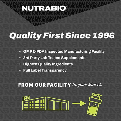 NutraBio Alpha EAA - All-Day Amino Acids for Muscle Growth - Essential Amino Acids - Full Spectrum EAA BCAA Powder- Amino Acid Supplement - 30 Servings - Strawberry Lemon