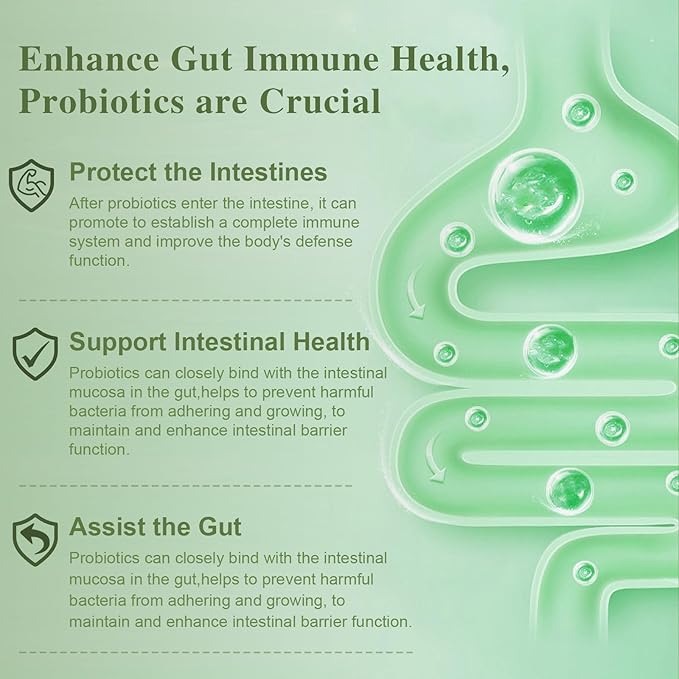 Probiotics 60 Billion CFU 10 Strains, with Organic Probiotic for Digestive & Gut, Immune, Bloating Health, Daily Probiotics Supplement for Women & Men, Non-GMO, Gluten Free, 30 Capsules